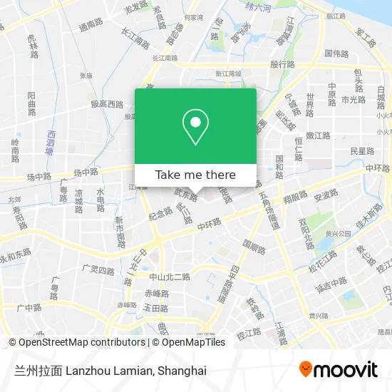 兰州拉面 Lanzhou Lamian map