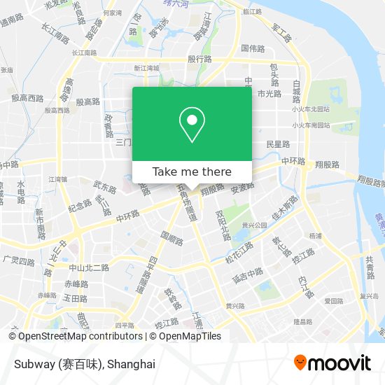 Subway (赛百味) map