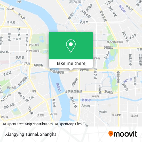 Xiangying Tunnel map