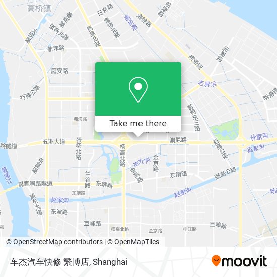 车杰汽车快修 繁博店 map