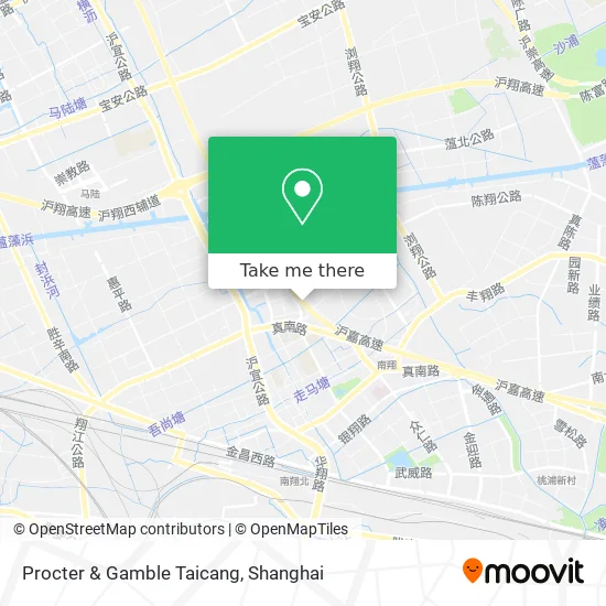 Procter & Gamble Taicang map