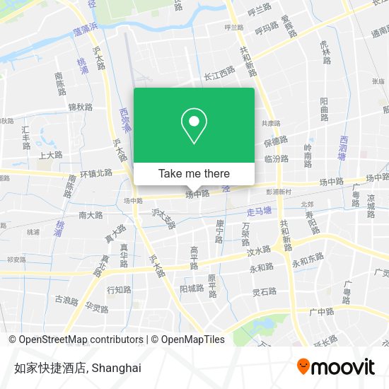 如家快捷酒店 map