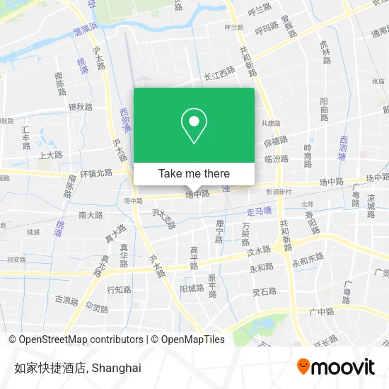 如家快捷酒店 map