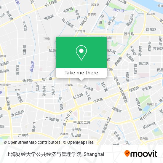 上海财经大学公共经济与管理学院 map