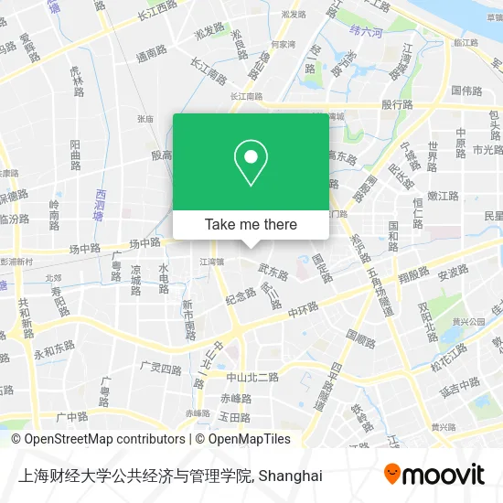 上海财经大学公共经济与管理学院 map