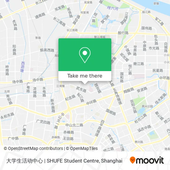 大学生活动中心 | SHUFE Student Centre map