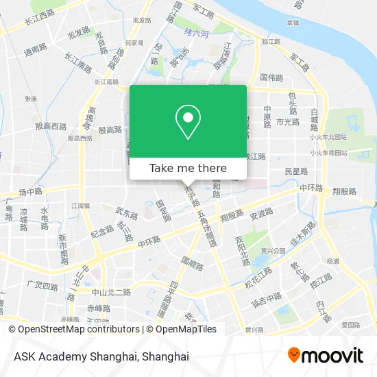 ASK Academy Shanghai map