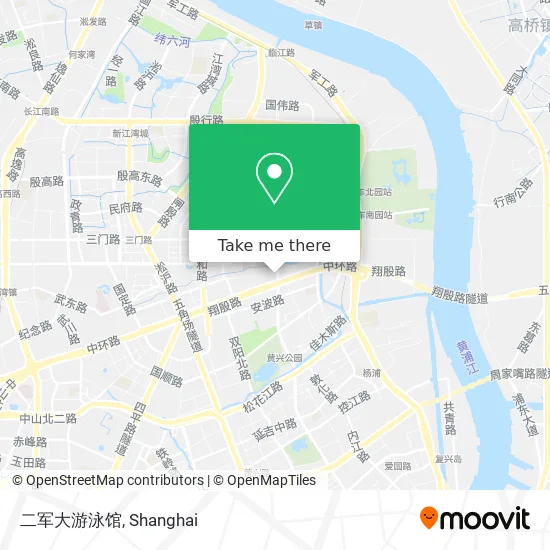 二军大游泳馆 map