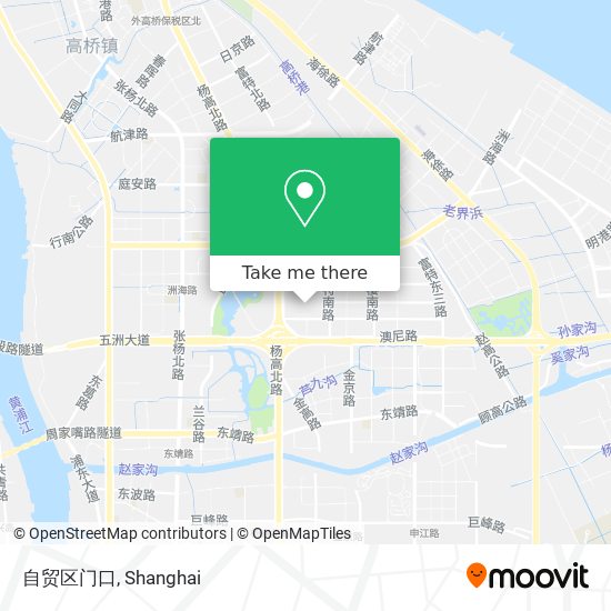 自贸区门口 map