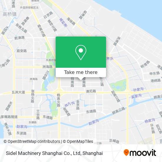 Sidel Machinery Shanghai Co., Ltd map