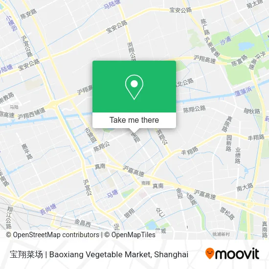 宝翔菜场 | Baoxiang Vegetable Market map