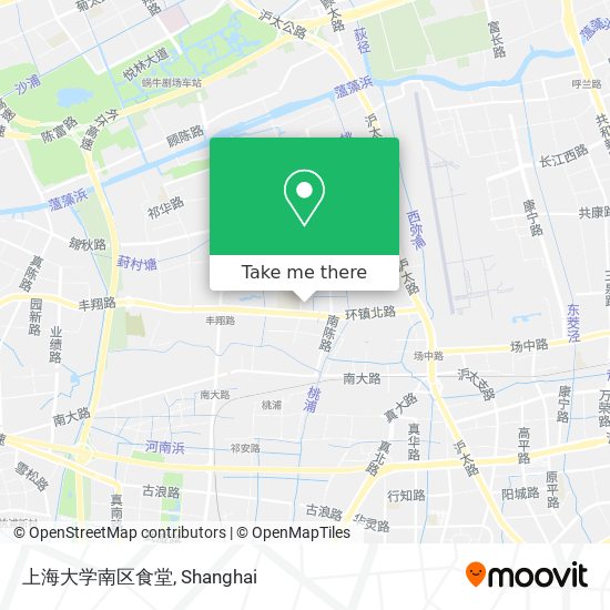 上海大学南区食堂 map