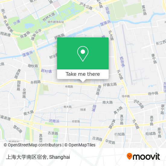 上海大学南区宿舍 map
