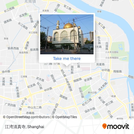 江湾清真寺 map