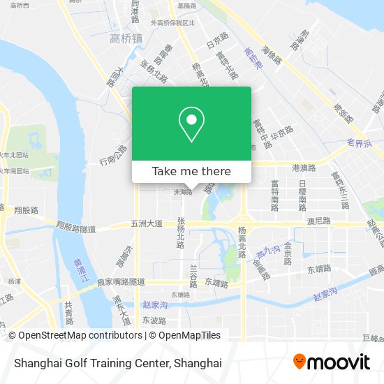 Shanghai Golf Training Center map