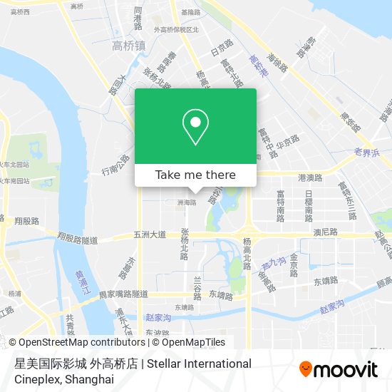 星美国际影城 外高桥店 | Stellar International Cineplex map