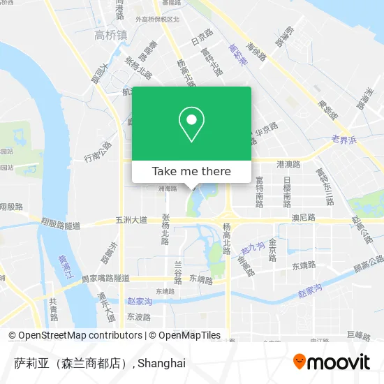 萨莉亚（森兰商都店） map