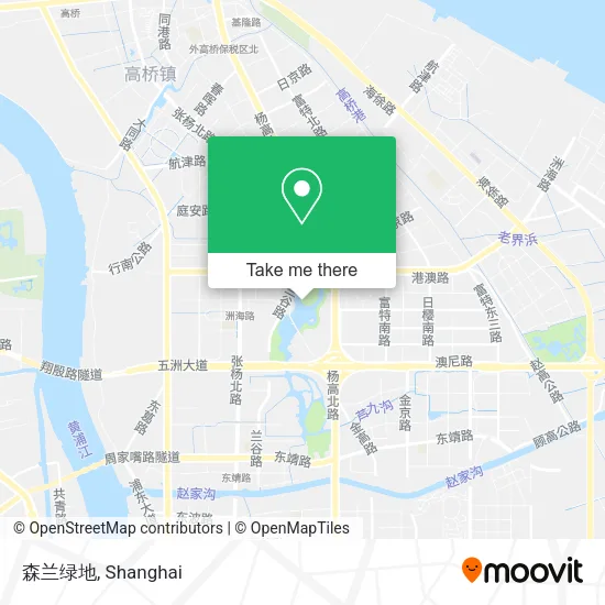 森兰绿地 map