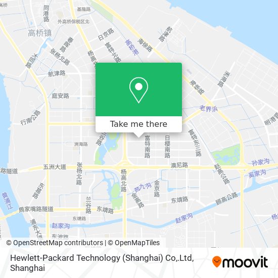 Hewlett-Packard Technology (Shanghai) Co,.Ltd map