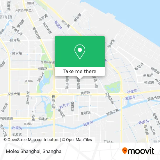 Molex Shanghai map