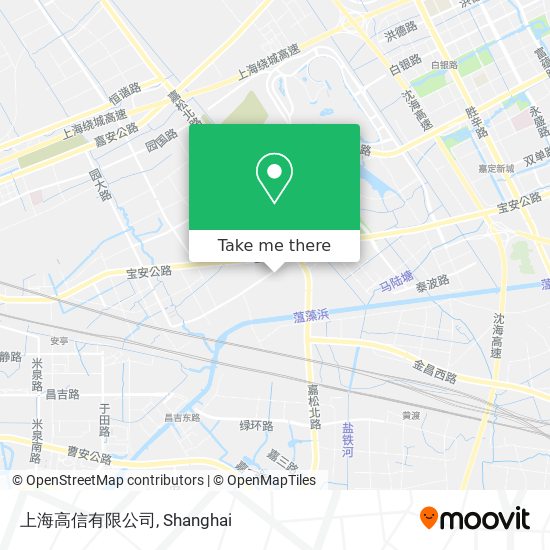 上海高信有限公司 map
