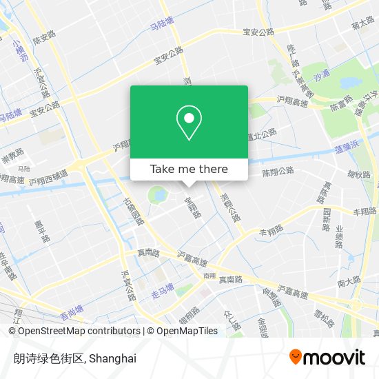 朗诗绿色街区 map