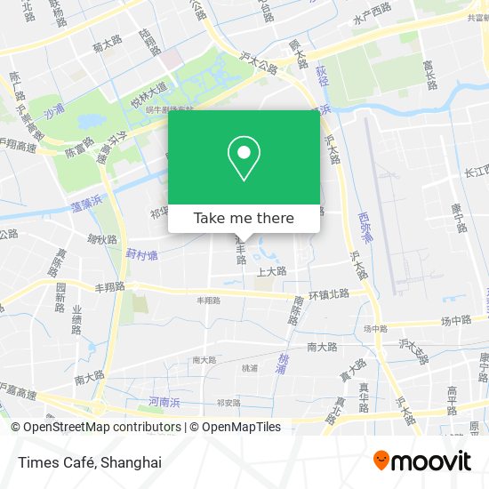 Times Café map