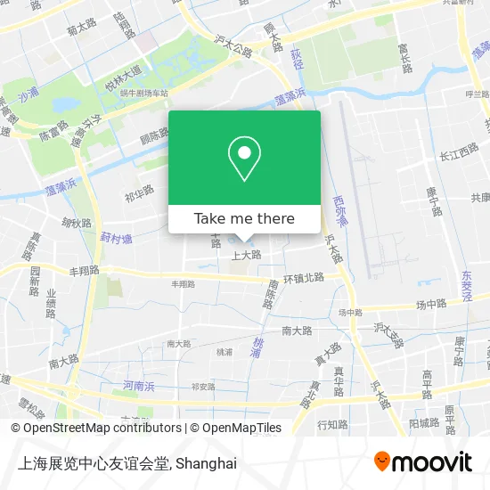 上海展览中心友谊会堂 map