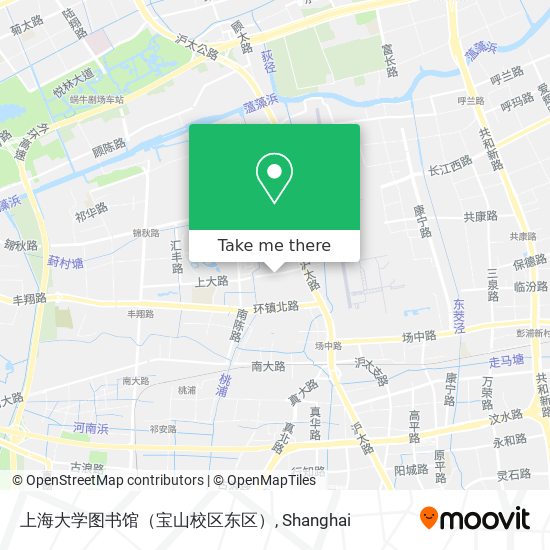 上海大学图书馆（宝山校区东区） map