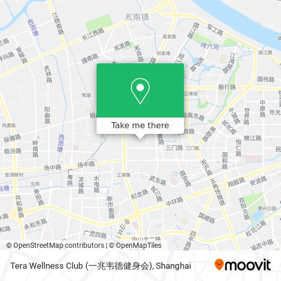 Tera Wellness Club (一兆韦德健身会) map