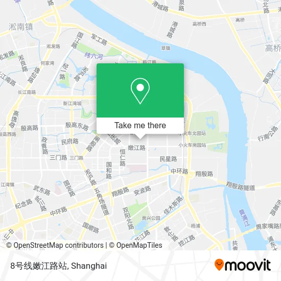 8号线嫩江路站 map