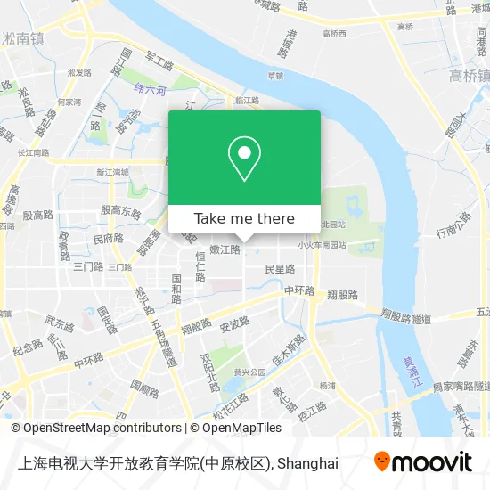 上海电视大学开放教育学院(中原校区) map