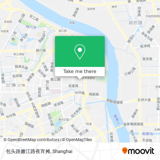 包头路嫩江路夜宵摊 map