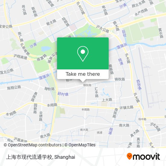 上海市现代流通学校 map
