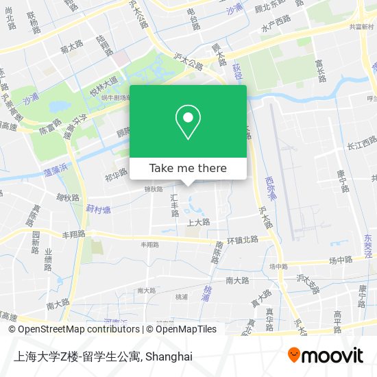 上海大学Z楼-留学生公寓 map