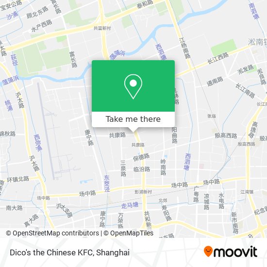 Dico's the Chinese KFC map