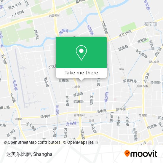达美乐比萨 map