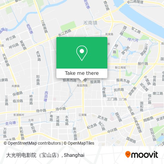 大光明电影院（宝山店） map