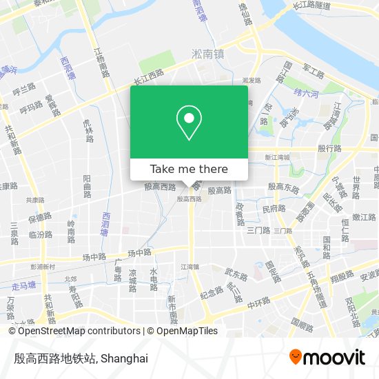 殷高西路地铁站 map