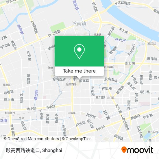 殷高西路铁道口 map