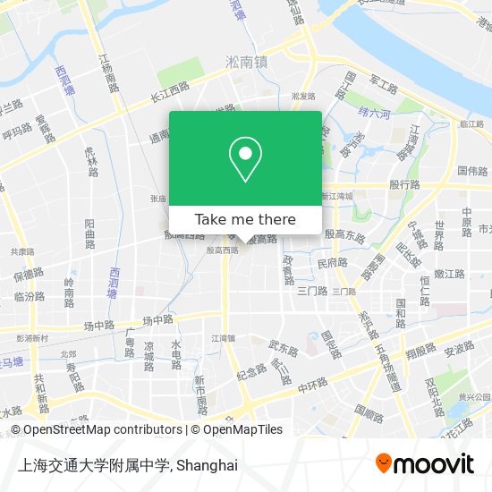 上海交通大学附属中学 map