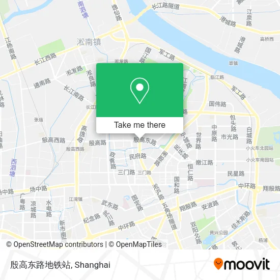 殷高东路地铁站 map