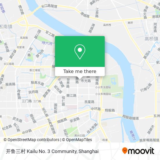 开鲁三村 Kailu No. 3 Community map