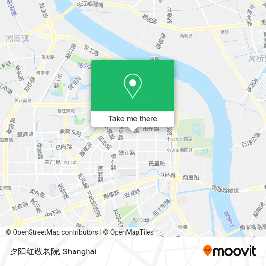 夕阳红敬老院 map