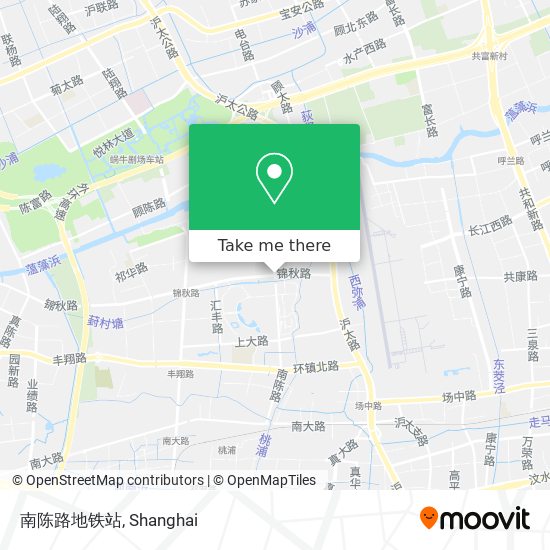 南陈路地铁站 map