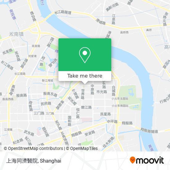 上海同濟醫院 map