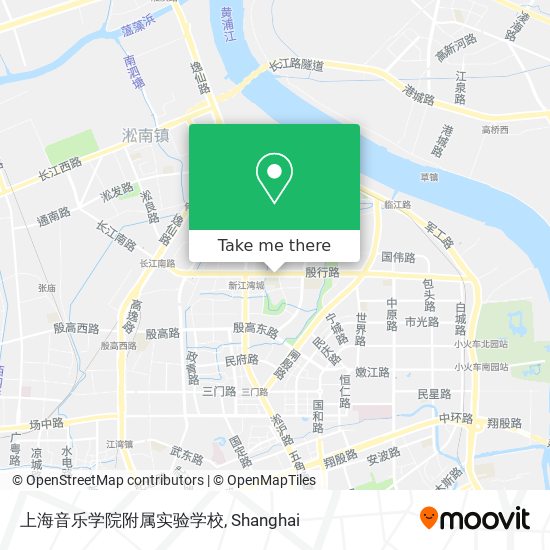 上海音乐学院附属实验学校 map