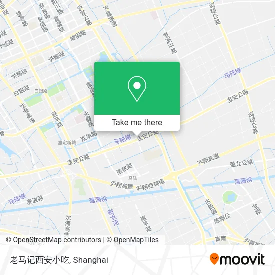 老马记西安小吃 map