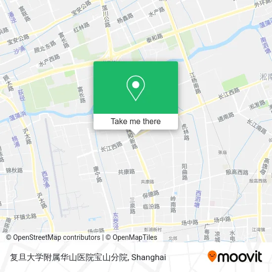 复旦大学附属华山医院宝山分院 map