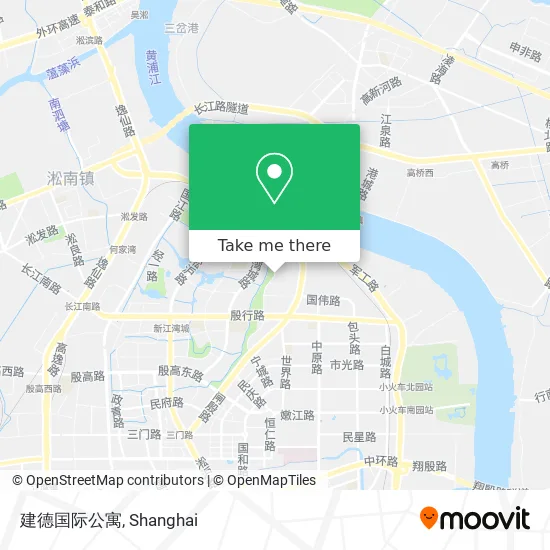 建德国际公寓 map